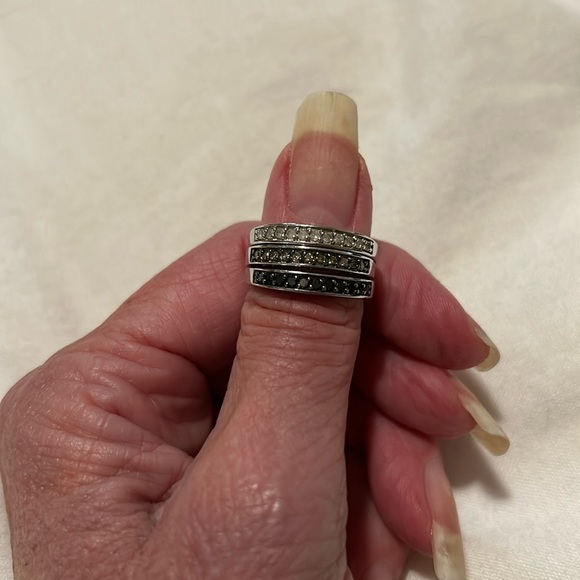 Ring trio black chocolate and white - Picture 1 of 5